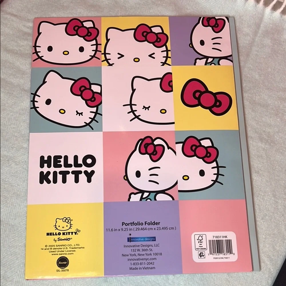 NWT Hello Kitty Notebook and Portfolio Folder Set Gift Set
